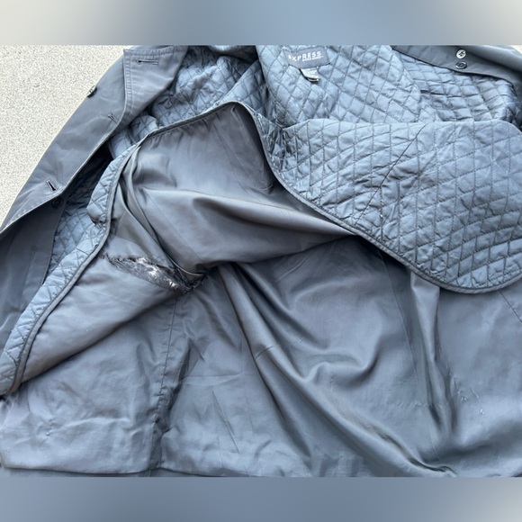 Express Black Double-Breasted Black Pea Coat Women Size XS - Picture 12 of 12